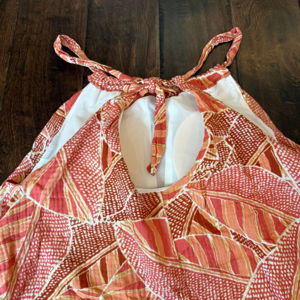 Shebird The Sofia Halter Gauze Bra Top Palm Print size M/L (5) Lightweight - Picture 8 of 9